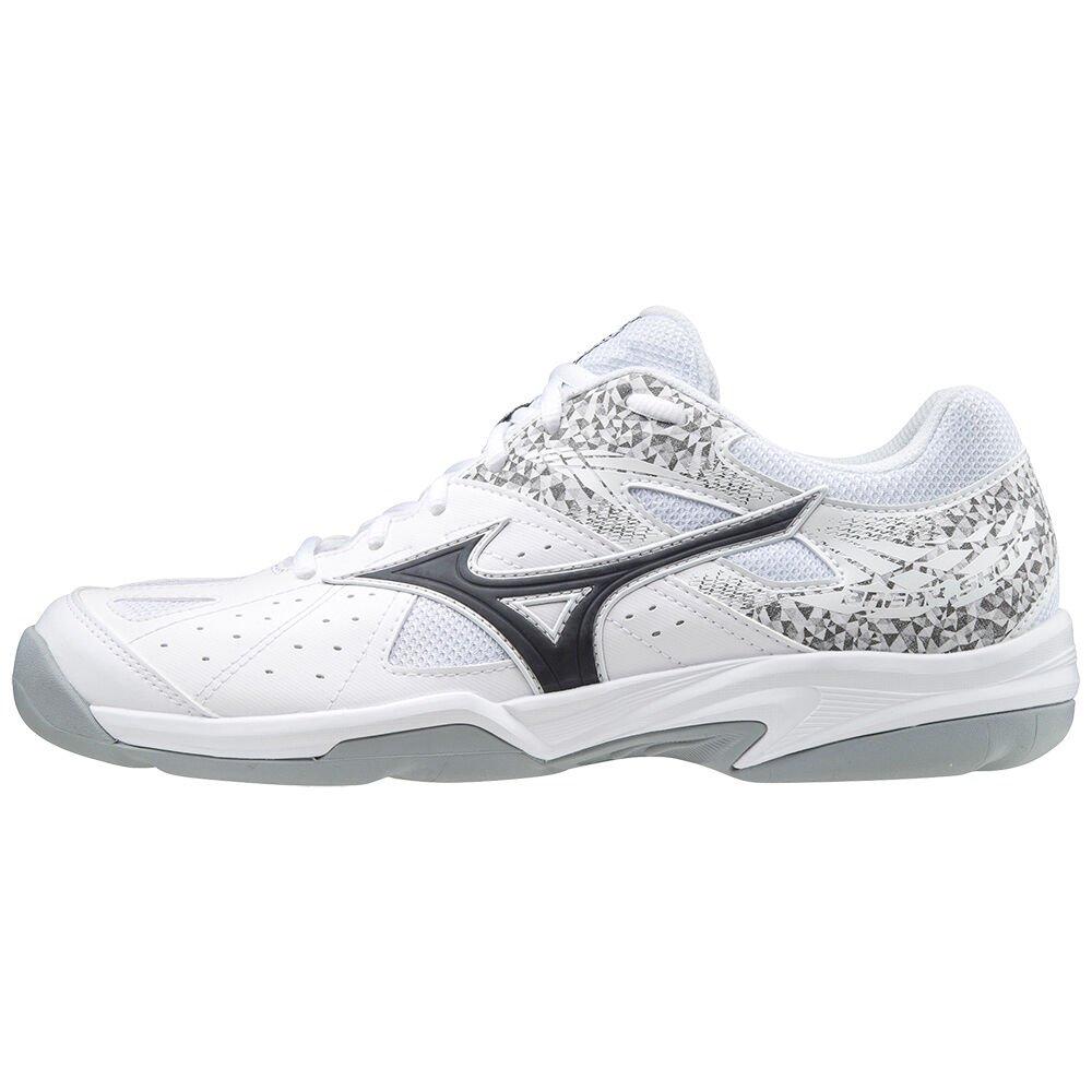 Mizuno Men's Tennis Shoes Break Shot 2 Cs White/Black/White - SGIUEZD-07